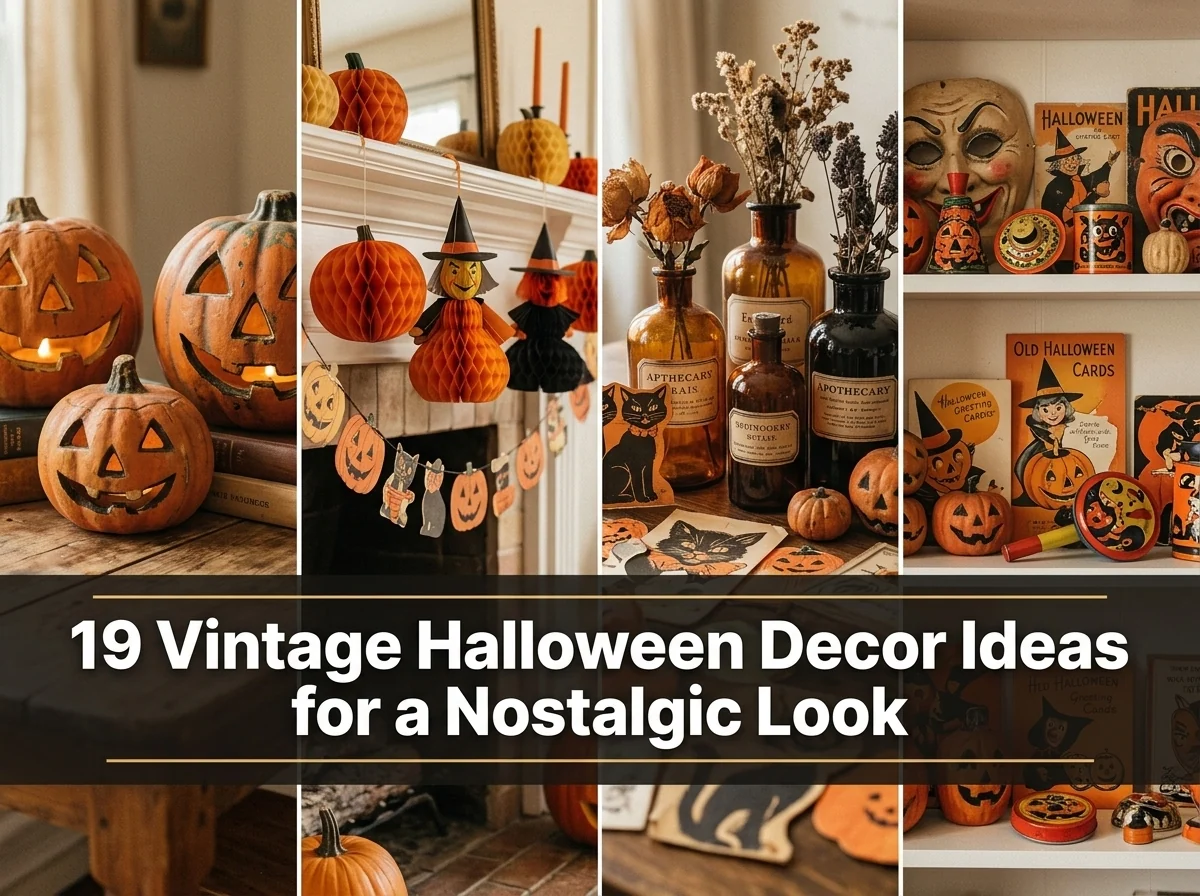 19 Vintage Halloween Decor Ideas for a Nostalgic Look